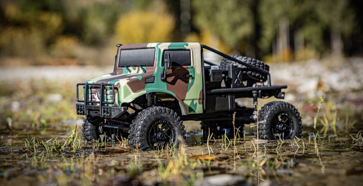 Automodel Absima Scara 1:18 EVO Crawler "Trail Hunter V2" - 2 Viteze  (Camo) RTR